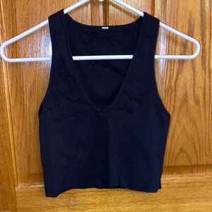 Black Sleeveless Women's Top